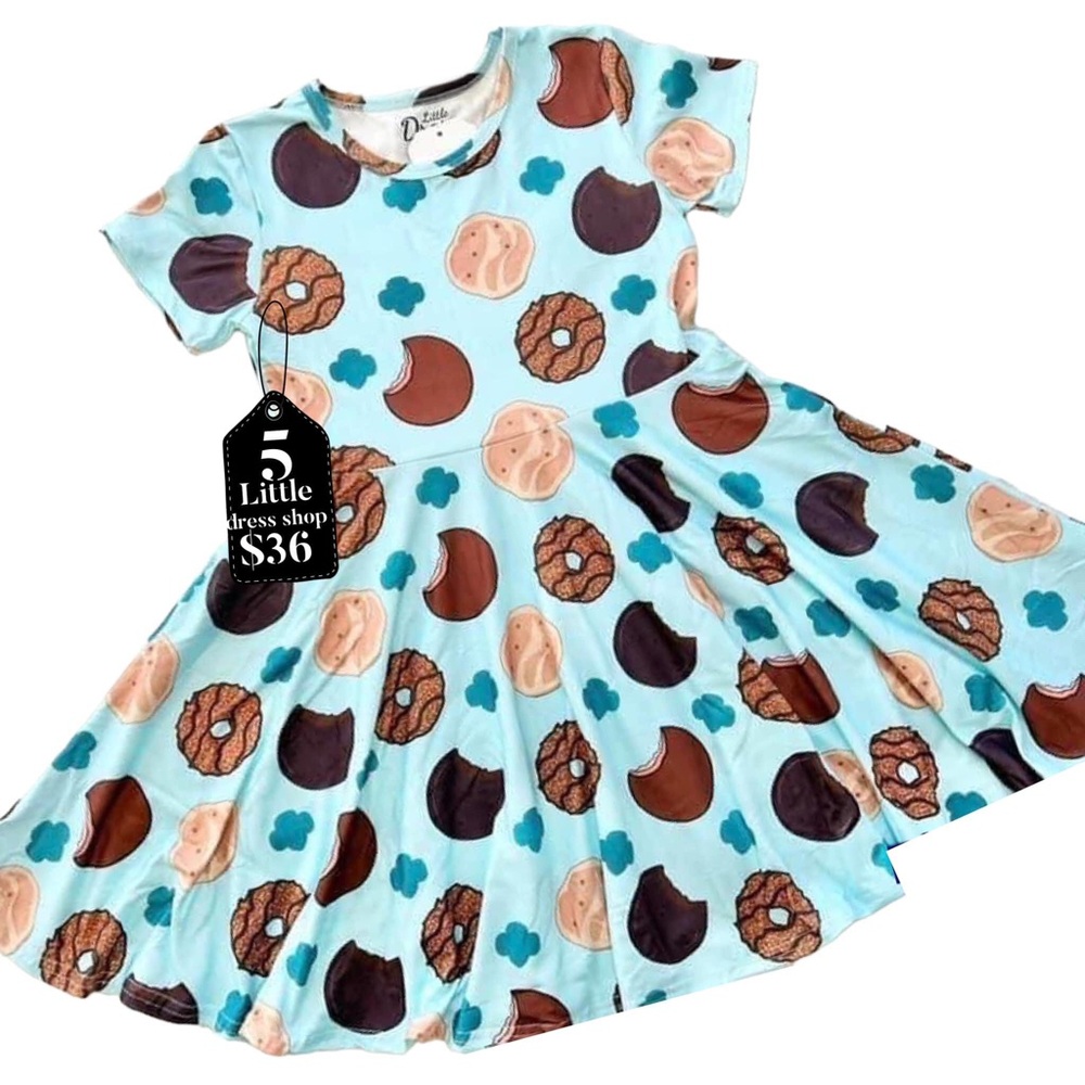 Classic Cap Sleeve Cookie Dress